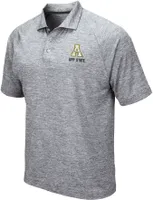 Colosseum Men's Appalachian State Mountaineers Grey Wedge Polo