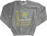 Tones of Melanin Southern University Jaguars Grey Crew Neck Sweatshirt