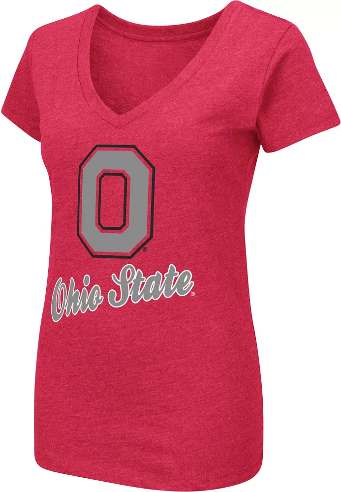 Colosseum Women's Ohio State Buckeyes Scarlet T-Shirt