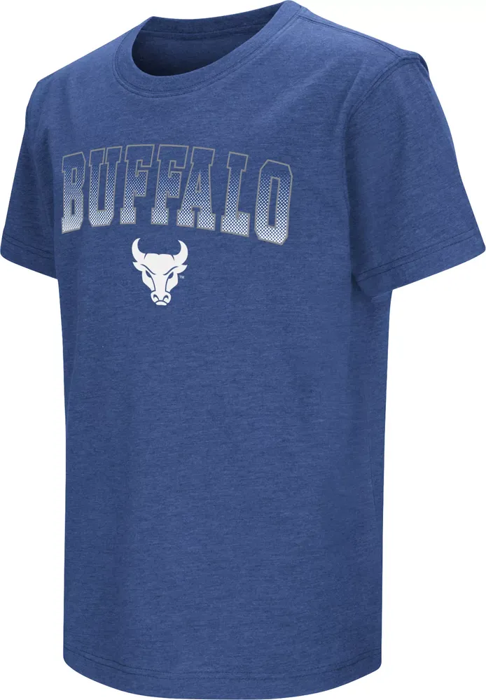 Colosseum Youth Buffalo Bulls Blue Dual Blend T-Shirt