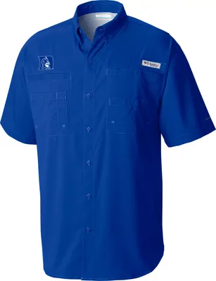 Columbia Men's Duke Blue Devils Duke Blue Tamiami Button Down Shirt