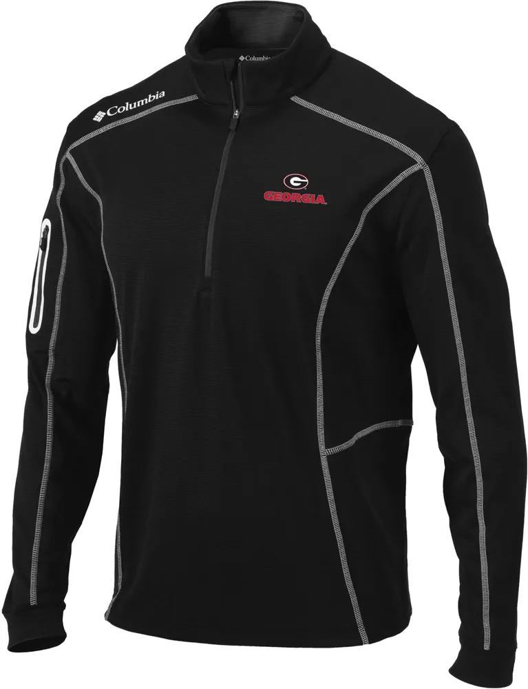 Columbia Men's Georgia Bulldogs Black Shotgun Quarter-Zip