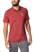 Columbia Men's South Carolina Gamecocks Garnet Tech Trail Polo