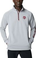 Columbia Men's Texas A&M Aggies Grey PFG Terminal Tackle Quarter-Zip Pullover Shirt