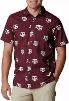 Columbia Men's Texas A&M Aggies Maroon CLG Super Slack Tide™ Short Sleeve Shirt