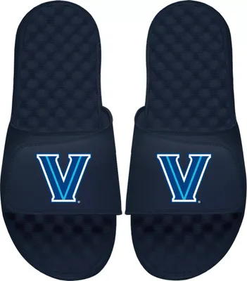 ISlide Villanova Wildcats Navy Logo Slide Sandals