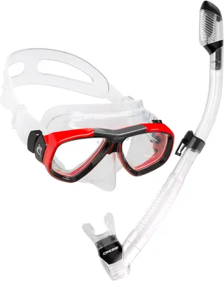 Cressi Focus & Supernova Dry Snorkel Set