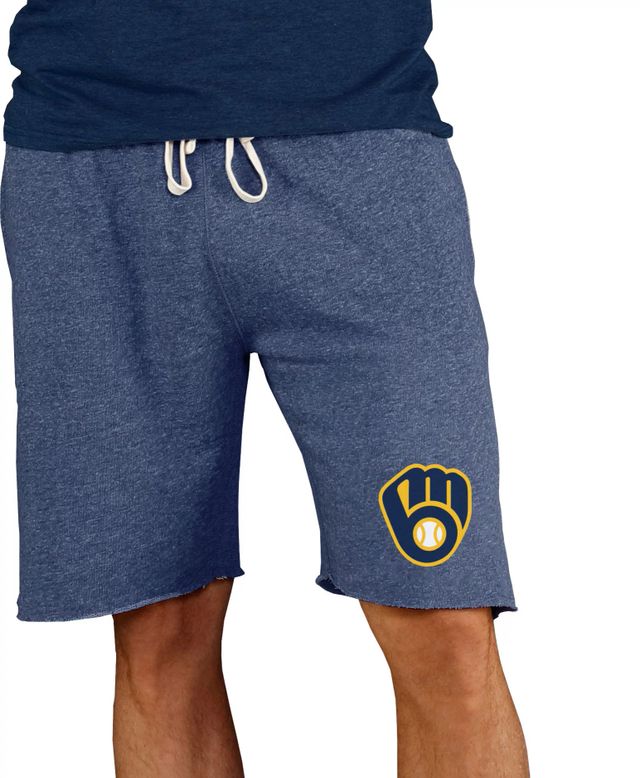 NFL Team Apparel Men's Chicago Bears Navy Mainstream Terry Shorts