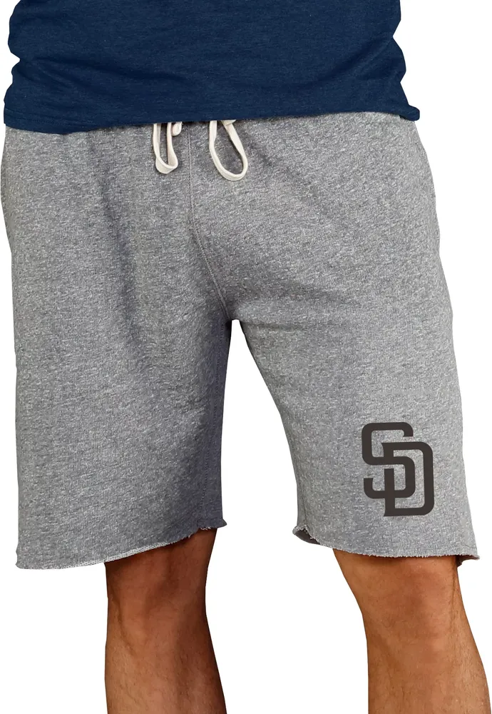 Concepts Sport Men's San Diego Padres Grey Mainstream Terry Shorts