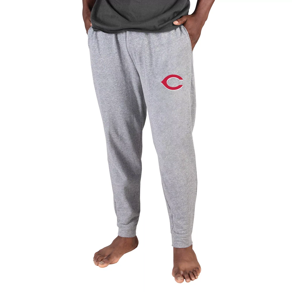 Concepts Sport Men's Cincinnati Reds Gray Mainstream Cuffed Pants