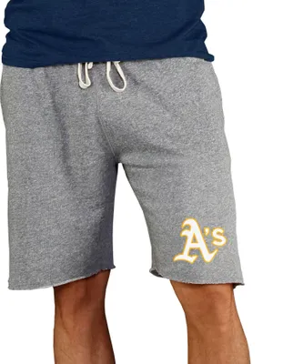 Concepts Sport Men's Oakland Athletics Grey Mainstream Terry Shorts