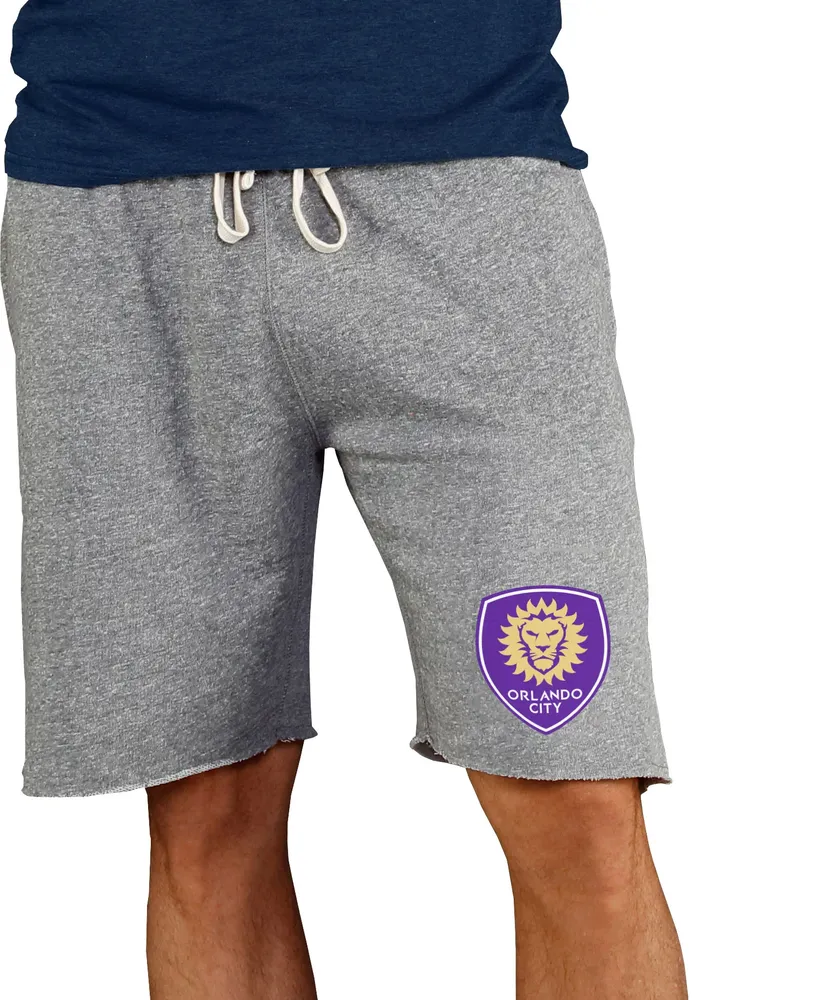 Concepts Sport Men's Orlando City Grey Mainstream Terry Shorts