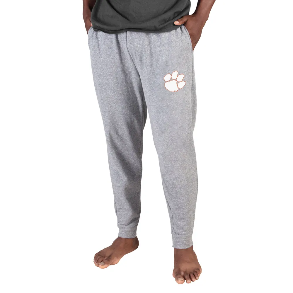 Concepts Sport Men's Clemson Tigers Grey Mainstream Cuffed Pants