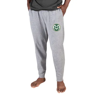 Concepts Sport Men's Colorado State Rams Grey Mainstream Cuffed Pants