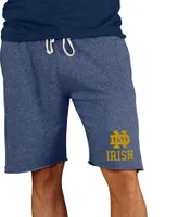 Concepts Sport Men's Notre Dame Fighting Irish Navy Mainstream Terry Shorts