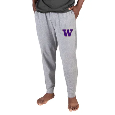 Concepts Sport Men's Washington Huskies Grey Mainstream Cuffed Pants