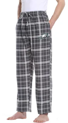 Concepts Sport Men's Philadelphia Eagles Ultimate Charcoal Flannel Pants