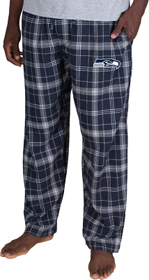 Concepts Sport Men's Seattle Seahawks Ultimate Navy Flannel Pants