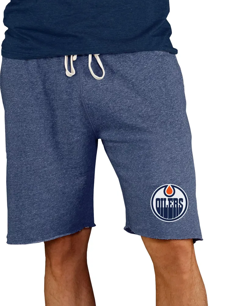 Concepts Sport Men's Edmonton Oilers Navy Mainstream Terry Shorts