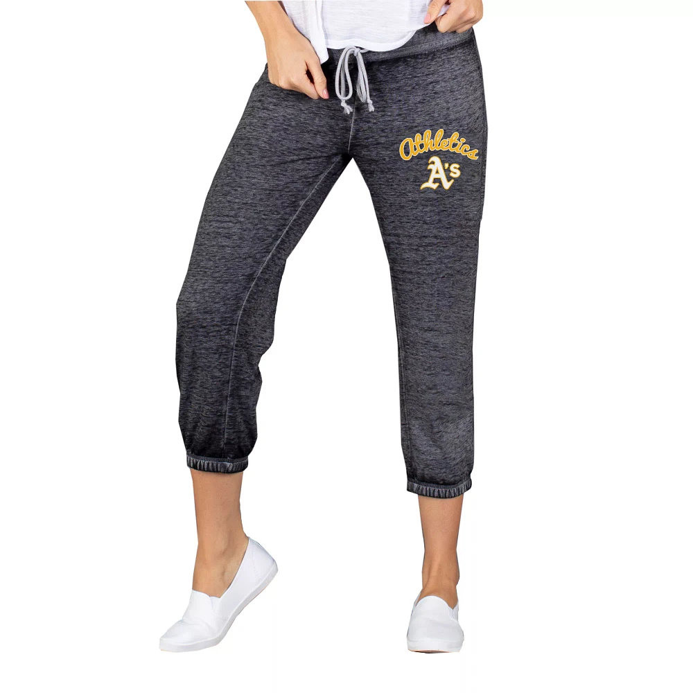 Concepts Sport Women's Oakland Athletics Charcoal Capri Pants