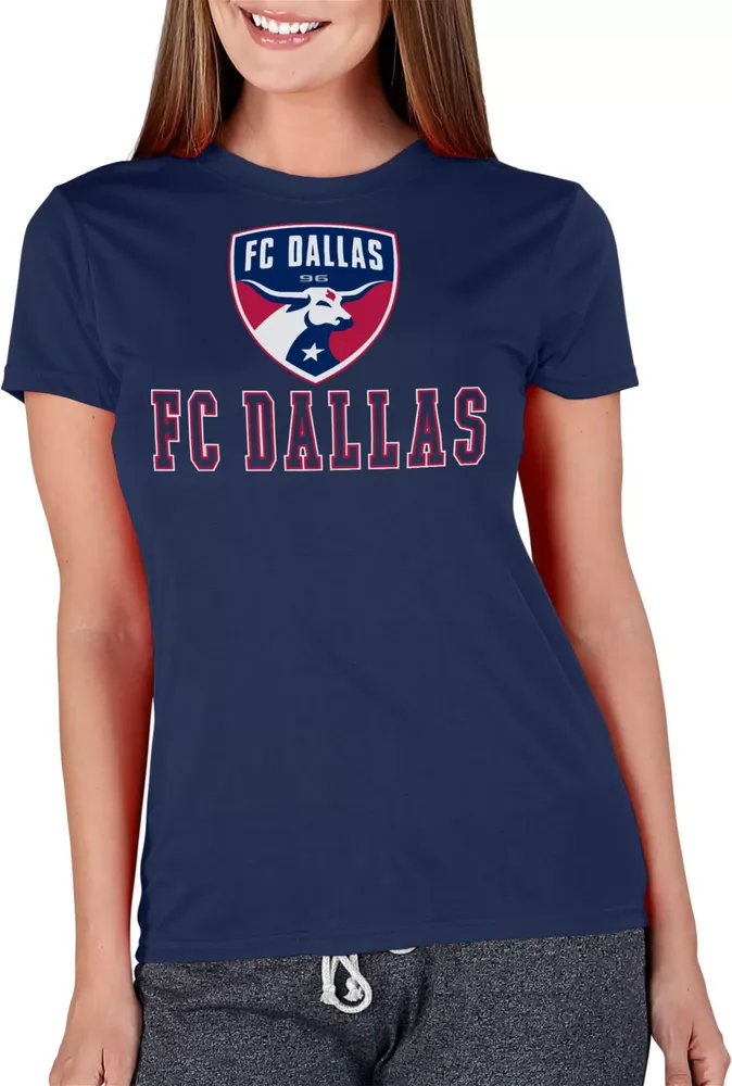 Concepts Sport Women's FC Dallas Marathon Navy Knit T-Shirt