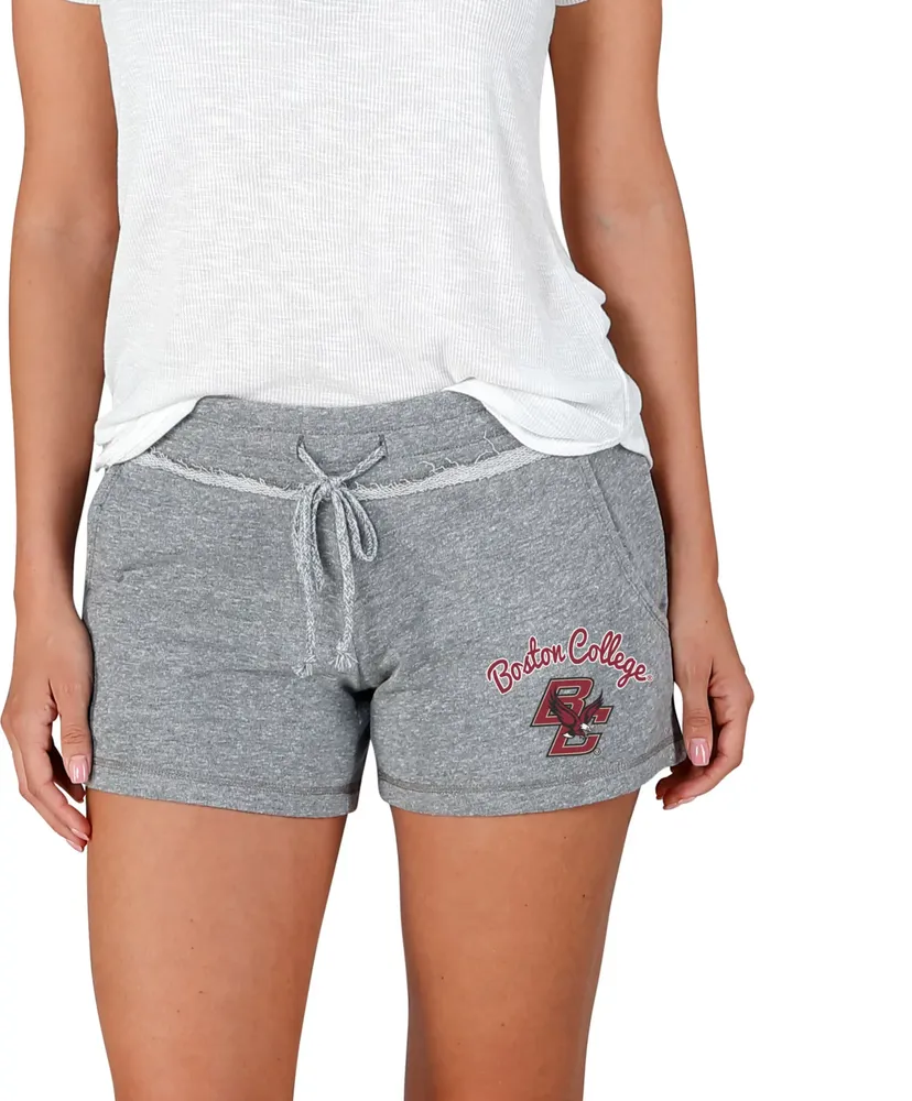 Concepts Sport Women's Boston College Eagles Grey Mainstream Terry Shorts