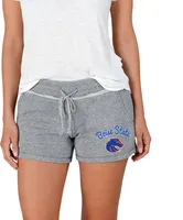 Concepts Sport Women's Boise State Broncos Grey Mainstream Terry Shorts