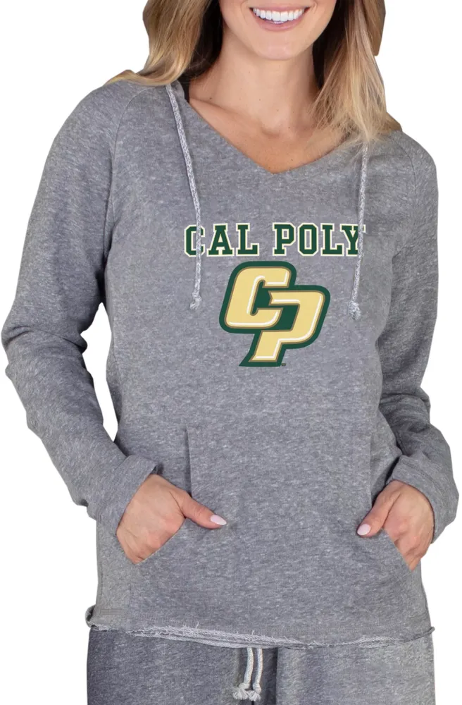 Concepts Sport Women's Cal Poly Mustangs Grey Mainstream Hoodie