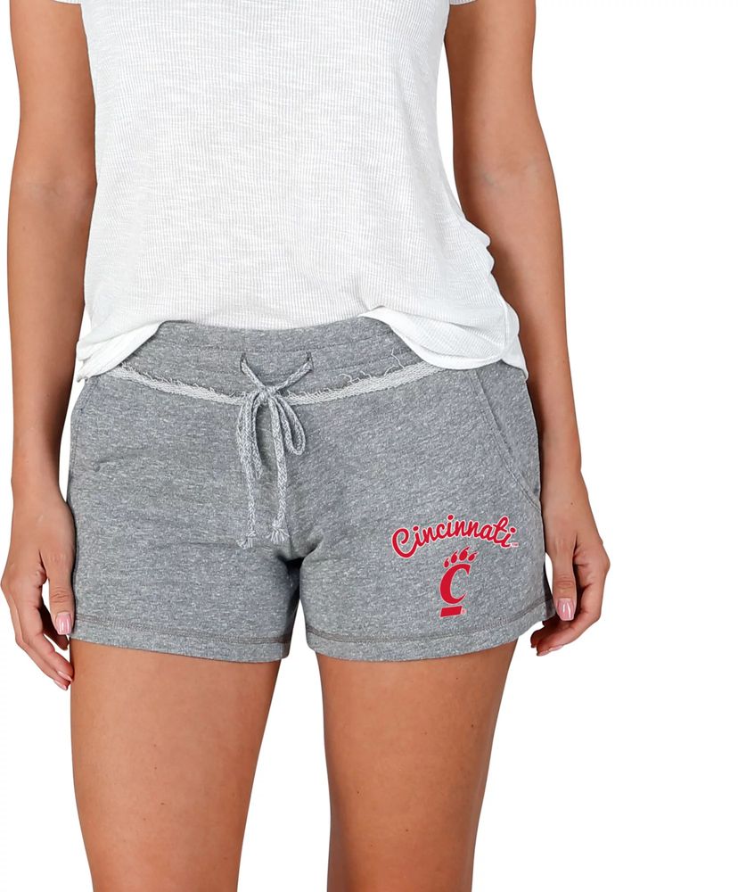 Concepts Sport Women's Cincinnati Bearcats Grey Mainstream Terry Shorts