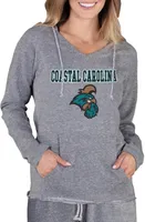 Concepts Sport Women's Coastal Carolina Chanticleers Grey Mainstream Hoodie