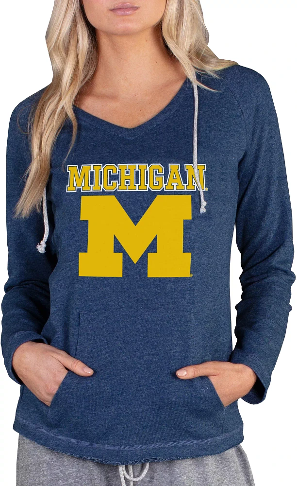 Concepts Sport Women's Michigan Wolverines Blue Mainstream Hoodie