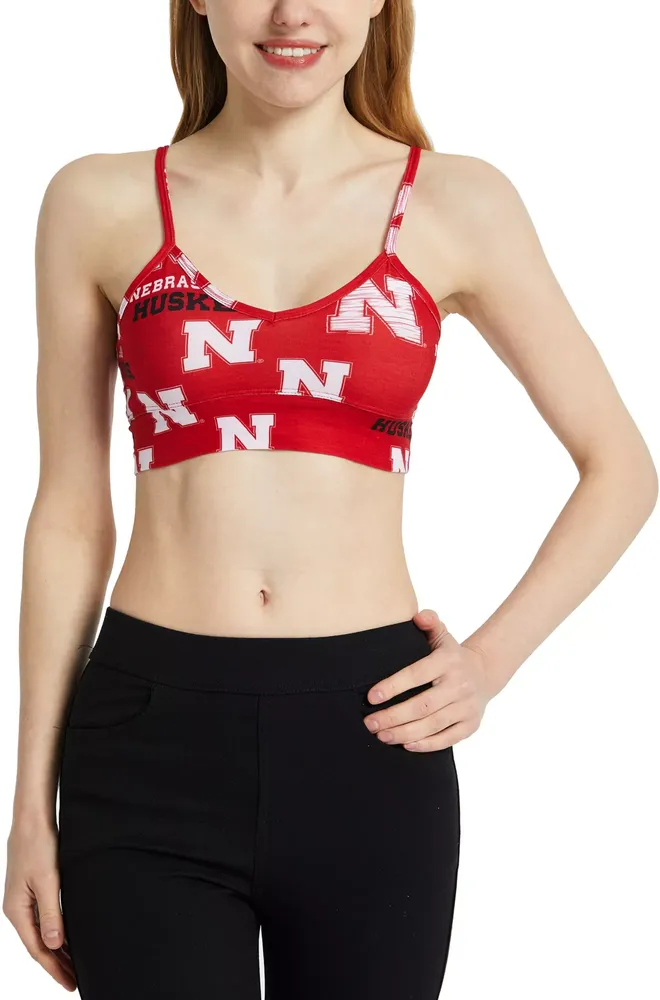 Concepts Sport Women's Nebraska Cornhuskers Scarlet Zest Knit Bralette