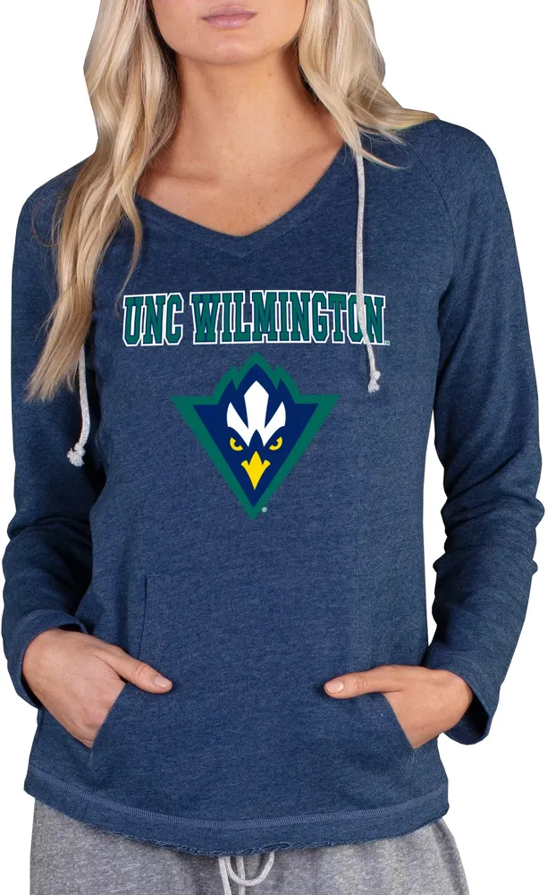 Concepts Sport Women's UNC-Wilmington  Seahawks Navy Mainstream Hoodie