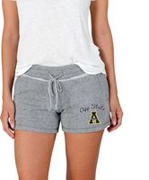 Concepts Sport Women's Appalachian State Mountaineers Grey Mainstream Terry Shorts