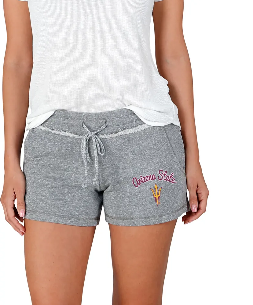 Concepts Sport Women's Arizona State Sun Devils Grey Mainstream Terry Shorts