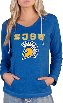 Concepts Sport Women's San Jose State  Spartans Blue Mainstream Hoodie