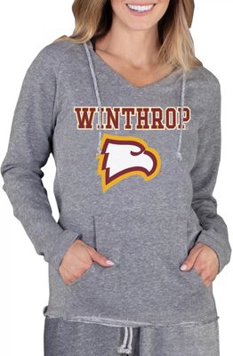 Concepts Sport Women's Winthrop  Eagles Grey Mainstream Hoodie