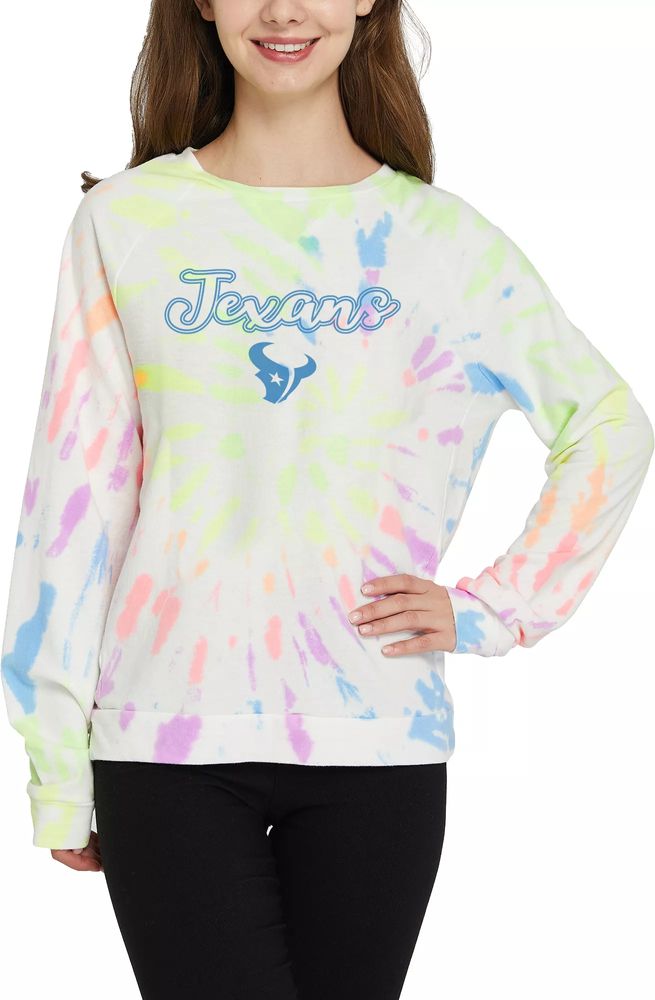 Dick's Sporting Goods Concepts Sport Women's Houston Texans Tie Dye Long  Sleeve Top