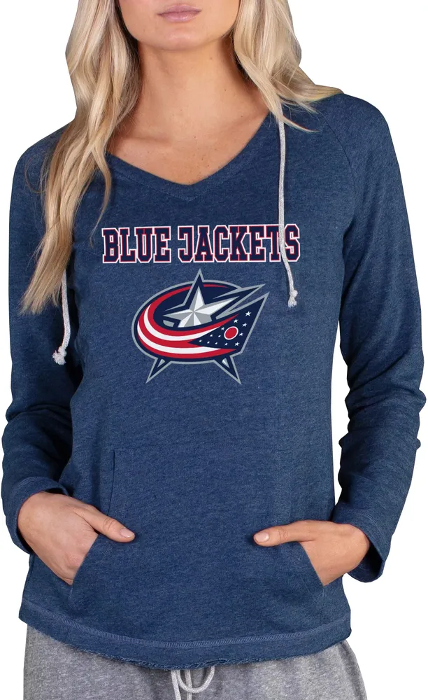 Concepts Sport Women's Columbus Blue Jackets Mainstream Navy Hoodie