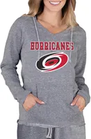 Concepts Sport Women's Carolina Hurricanes Mainstream Grey Hoodie