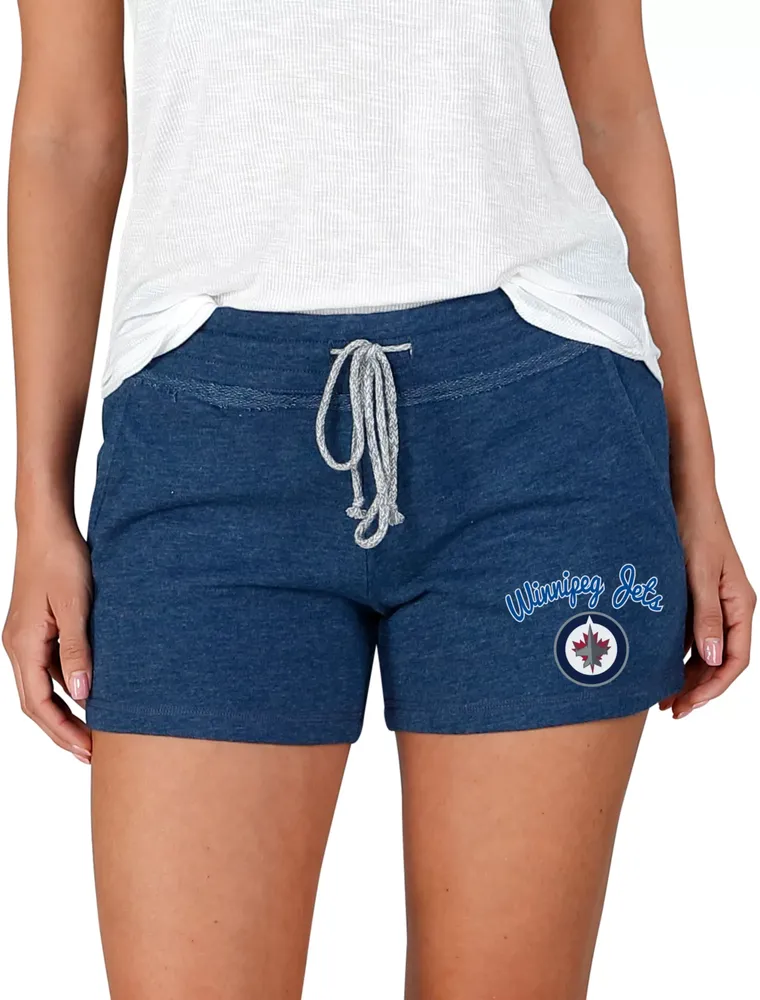 Concepts Sport Women's Winnipeg Jets Navy Terry Shorts