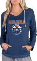 Concepts Sport Women's Edmonton Oilers Mainstream Navy Hoodie