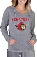 Concepts Sport Women's Ottawa Senators Mainstream Grey Hoodie