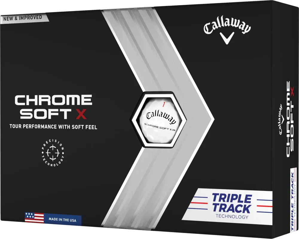 Callaway 2022 Chrome Soft X Triple Track Golf Balls