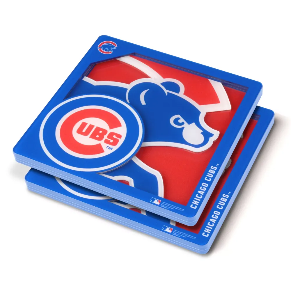 You the Fan Chicago Cubs Logo Series Coaster Set