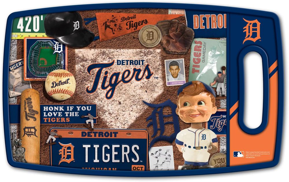 Detroit Tigers Retro Series Cutting Board