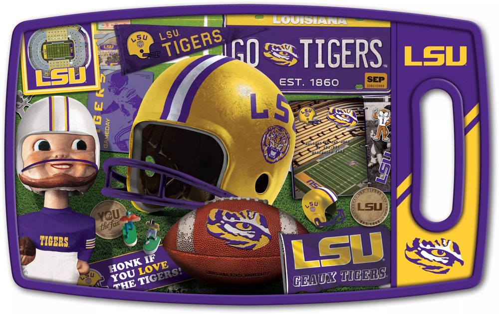 You The Fan LSU Tigers Retro Cutting Board