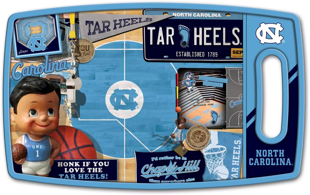 You The Fan North Carolina Tar Heels Retro Cutting Board