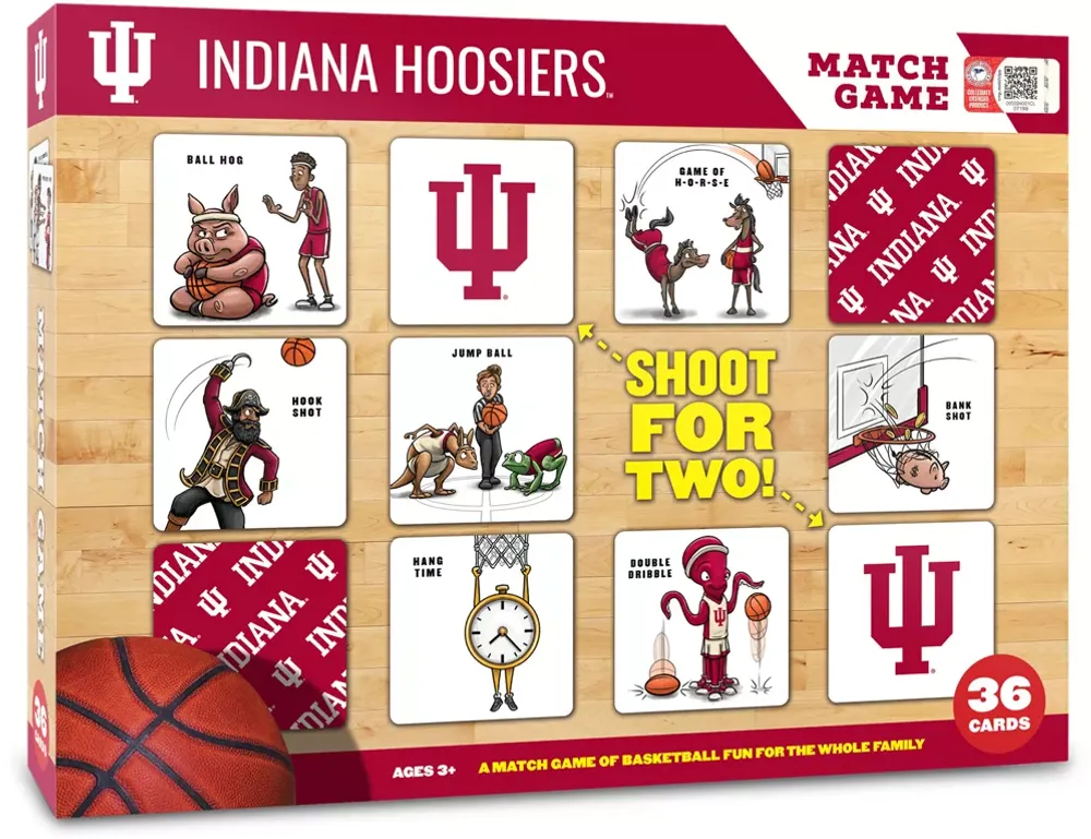 You The Fan Indiana Hoosiers Memory Match Game