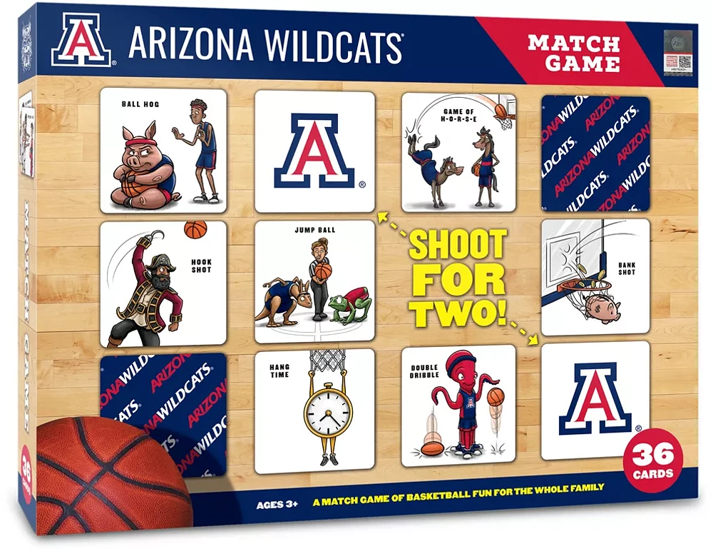 You The Fan Arizona Wildcats Memory Match Game